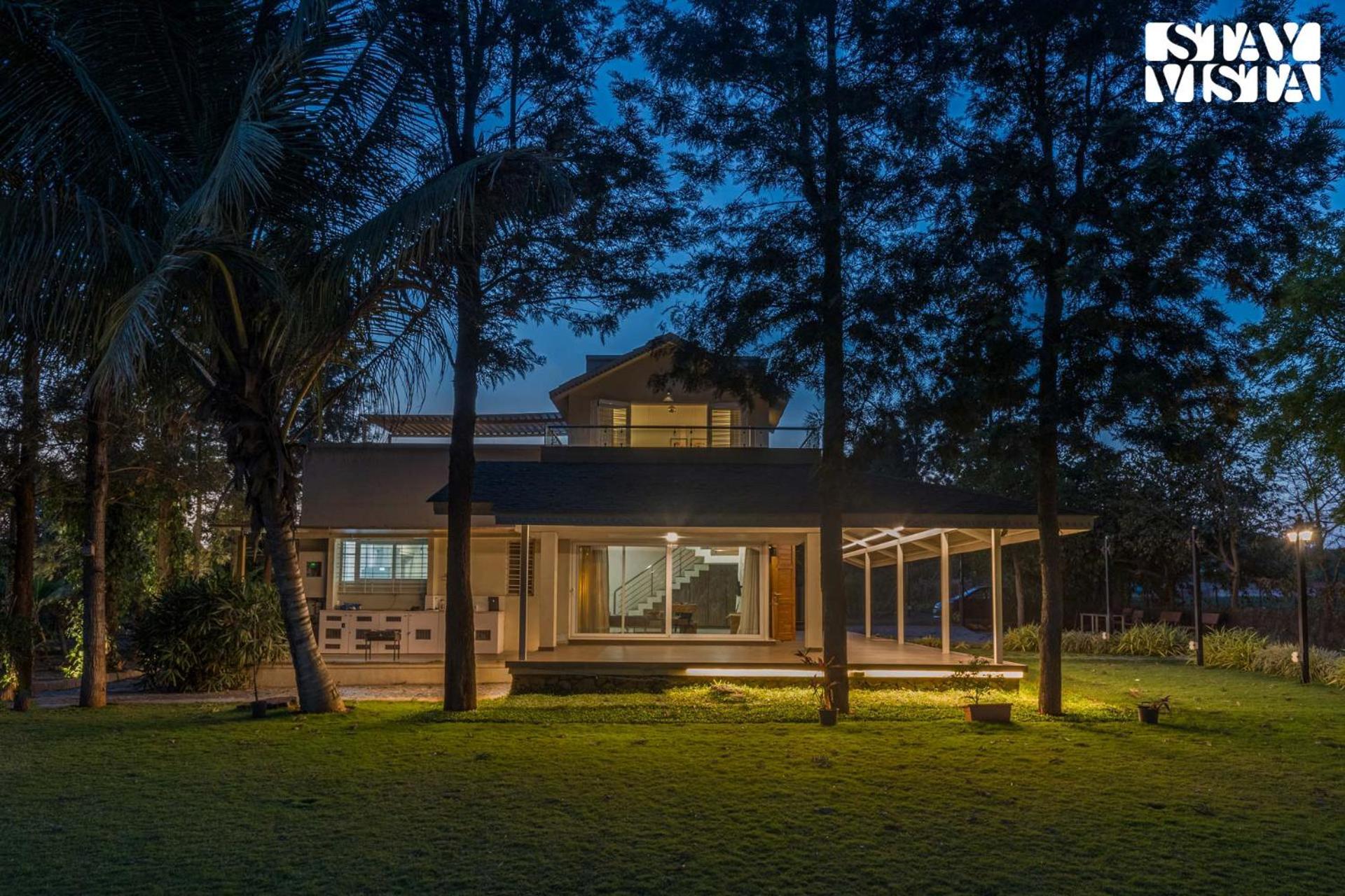 Stayvista'S Silver Grove - Serene Haven With Expansive Lawn & Terrace ナーシク エクステリア 写真
